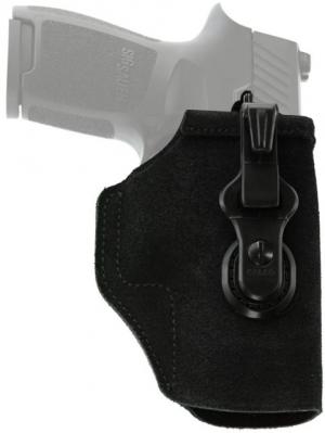 Galco Tuck-N-Go 2.0 Strongside/Crossdraw Leather IWB Holster, Taser Pulse, Concealment, Ambidextrous, Black, TUC1000B