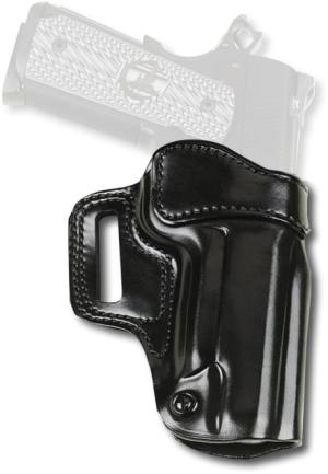 Galco Avenger Belt Holster, AMT Hardballer, AMT Hardballer w/wo red dot, Colt 5in 1911, Colt 5in 1911 w/wo red dot, Right Hand, Black, AV212RB