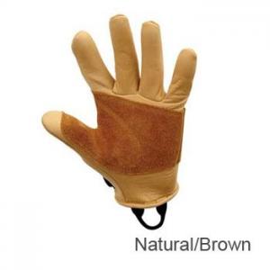 Metolius Full Finger Belay Gloves - Natural / Bro, 10503