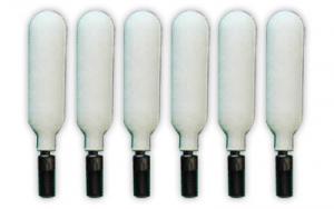 Super-Brush Bore-Tips Plastic Foam Over Plastic Core Cleaning Tips .22 Caliber 6 Per Package