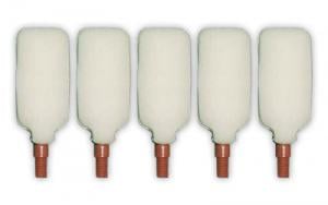 Super-Brush Bore-Tips Plastic Foam Over Plastic Core Cleaning Tips .40/10mm/.410 Gauge 5 Per Package
