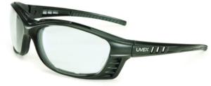 UVEX Livewire Sealed Protective Eyewear, Matte Black Frame, Clear Hydroshield Anti-fog Lens S2600HS