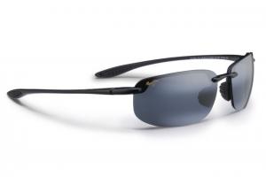 Maui Jim Hookipa Sunglasses w/ Gloss Black Frame and Neutral Grey Lenses - 407-02