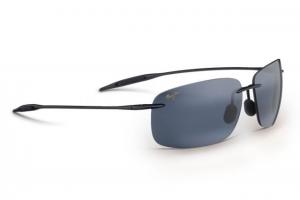 Maui Jim Breakwall Sunglasses w/ Gloss Black Frame and Neutral Grey Lenses - 422-02
