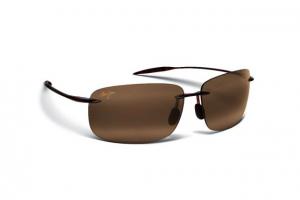 Maui Jim Breakwall Sunglasses w/ Rootbeer Frame and HCL Bronze Lenses - H422-26