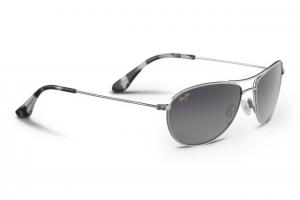 Maui Jim Baby Beach Sunglasses w/ Silver Frame and Neutral Grey Lenses - GS245-17