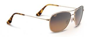 Maui Jim Cliff House Sunglasses w/ Gold Frame and HCL Bronze Lenses - HS247-16