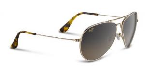 Maui Jim Mavericks Sunglasses, Gold Frame, HCL Bronze Lenses HS264-16