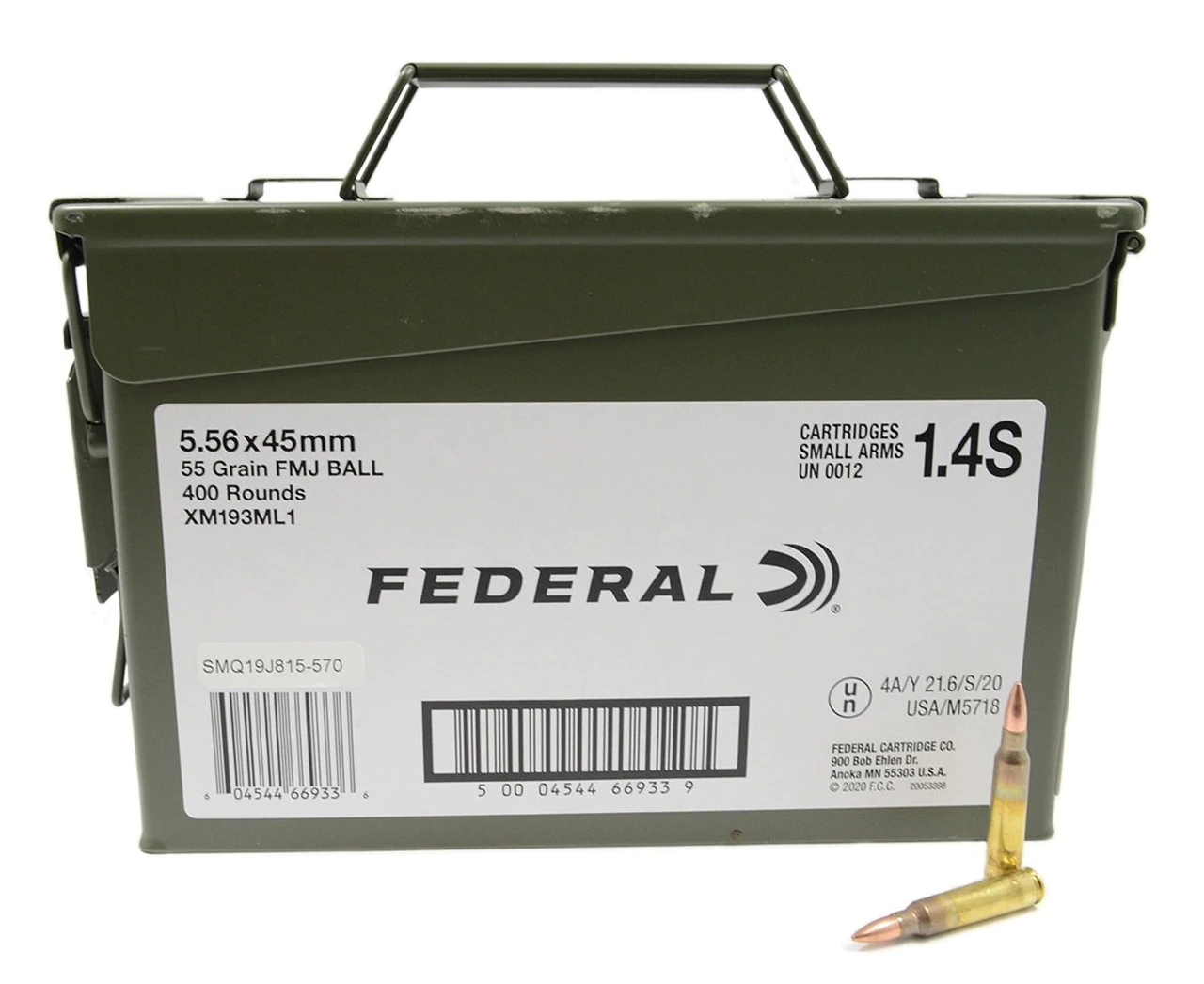 Federal 1000 round Can 5.56