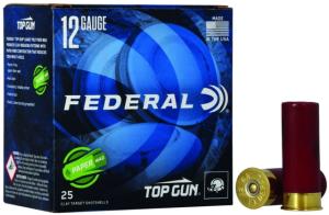 Federal Top Gun 12 Gauge 1 1/8oz 2 3/4in 7.5 Paper Wad Shotgun Ammunition, 25 Rounds, TG12W 7.5
