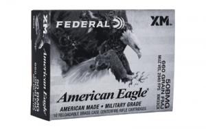 Federal American Eagle Brass .50 BMG 660-Grain 10-Rounds FMJ
