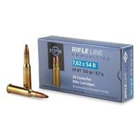 PPU, 7.62x54R, SP-BT, 150 Grain, 20 Rounds