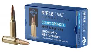 TR&Z Trading 6.5 GRN 120 HPBT, 20 Rounds/Box