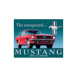 Tin Sign 0579 Ford Mustang Rich Vibrant Colors and Heavy Embossing Tin Sign