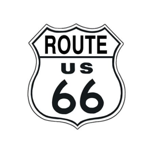 Tin Sign 0679 Route 66 Shield Rich Vibrant Colors and Heavy Embossing Tin Sign