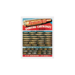 Tin Sign 1001 Remington Sporting Cartridges Rich Vibrant Colors and Heavy Embossing Tin Sign