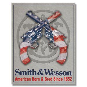 Smith & Wesson - American Born Tin Sign