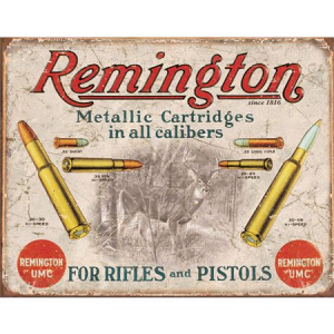 Tin Sign 1788 Remington For Rifles Rich Vibrant Colors and Heavy Embossing Tin Sign