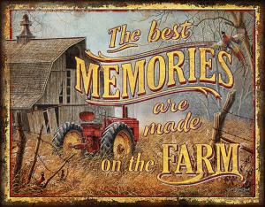 Tin Signs Farm Memories