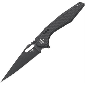 Bestech Knives 1902D Malware Framelock CF Black