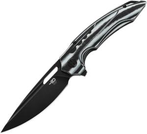 Bestech Knives Ornetta Linerlock Black/White BTKL02D