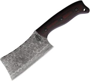BucknBear BNB-BNB91553 Damascus Cleaver Fixed Knife, BNB91553