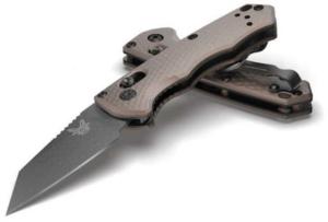 Benchmade Auto Immunity 2.5in Folding Knife, Axis, Burnt Bronze, 2900BK-1