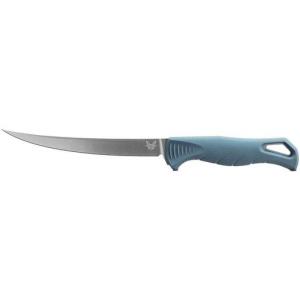 Benchmade Fishcrafter Trailing Point 5oz Knife - Blue Santoprene