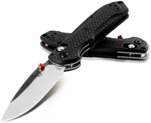 BENCHMADE Freek Folding Knife 3.6" Drop Point Plane Blade - Carbon Fiber Handle
