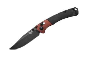 BenchmadeÂ Mini Crooked River, Burnt Copper, Black Micarta, Folding Knife