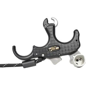 TRUBALL ARCHERY Blade Pro Flex - 3 Finger Blk/QuickSilver - Medium
