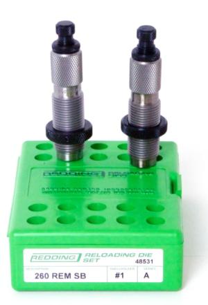 Redding Reloading Small Base 2 Dies Sets, .22 Creedmoor, 48302