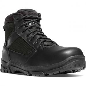 Danner Lookout Side-Zip 5.5in Non-Metallic Toe Boots, Black, 7EE, 23821-7EE