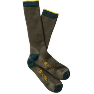 Lacrosse Men's Merino Midweight Socks Crew OD Green X-Large 913322-XL
