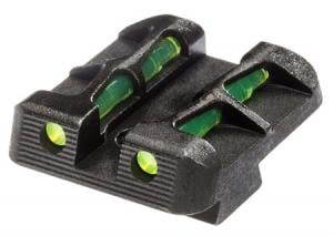 Hiviz GLLW19 LiteWave Glock Glock 10mm/45ACP/45GAP   Steel Green Black