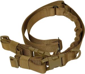 Rothco Deluxe Tactical 2-Point Sling, Coyote Brown, 50.25-64.5in, 46510-CoyoteBrown