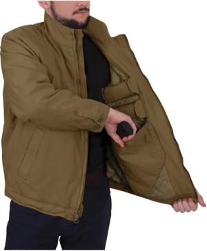 Rothco Concealed Carry 3 Season Jacket, Coyote Brown, 3XL, 53852-CoyoteBrown-3XL