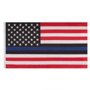 Rothco Red/White/Blue Thin Blue Line US Flag, 3ft x 5ft, 14458
