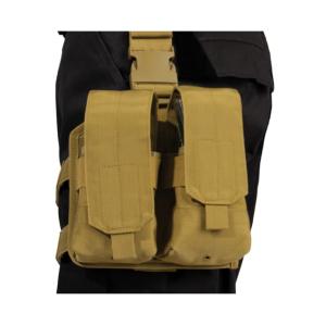 Rothco Drop Leg Double Mag Pouch, Coyote Brown, 10791-CoyoteBrown