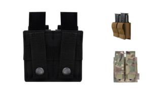 Rothco Molle Double Pistol Mag Pouch With Insert, MultiCam, 51018-MultiCam
