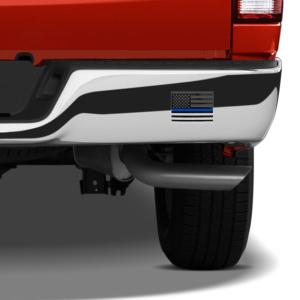 Rothco Transparent Thin Blue Line Flag Decal, Small, 12930-S