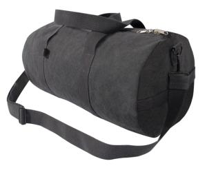 Rothco Canvas Shoulder Duffle Bag, Charcoal Grey, 22210