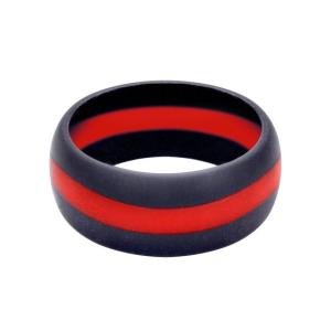 Rothco Thin Red Line Silicone Ring, 8, 801-8