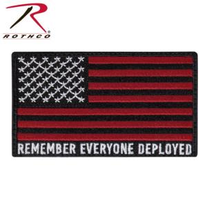 Rothco R.E.D. - Remember Everyone Deployed Flag Patch With Hook Back, 1877