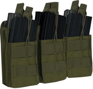 Rothco MOLLE Open Top Six Rifle Mag Pouch, Olive Drab, 41011-OliveDrab