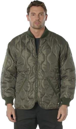 Rothco Concealed Carry Quilted Woobie Jacket - Mens, Olive Drab, Extra Large, 20430-OliveDrab-XL