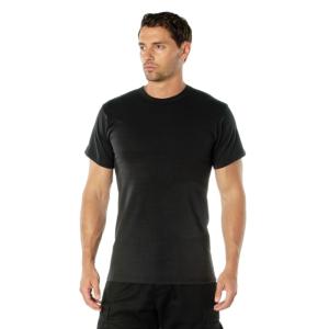 Rothco Heavyweight T-Shirt 5014, Black, M, 50175-Black-M