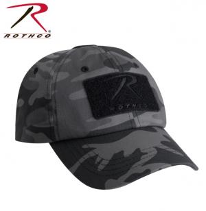 Rothco Tactical Operator Cap, Black Camo, 2672-BlackCamo