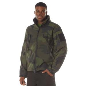 Rothco Special Ops Soft Shell Jacket - Men's, Midnight Woodland Camo, Small, 12055-MidnightWoodlandCamo-S