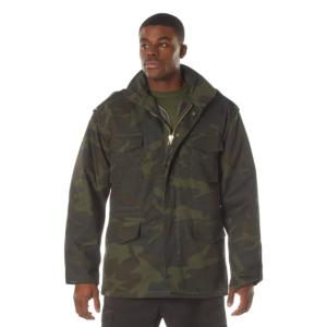 Rothco M-65 Camo Field Jacket, 3XL, Camo, 12087-MidnightWoodlandCamo-3XL